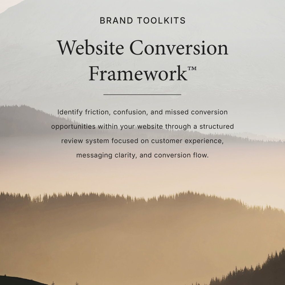 Website Conversion Framework digital product cover