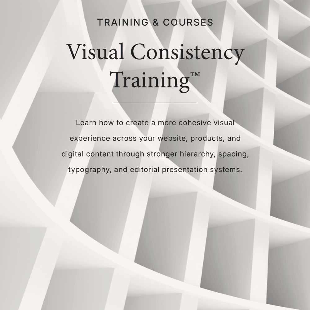Visual Consistency Training course cover